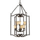 Forte - 2633-06-64 - Six Light Foyer Pendant - Bordeaux