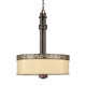 Forte - 2634-04-32 - Four Light Pendant - Antique Bronze