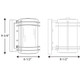 Penfield One Light Wall Lantern (P5896-108)