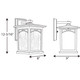Residence One Light Wall Lantern (P6053-20)