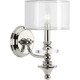 Progress Lighting - P710013-104 - One Light Wall Sconce - Marche' - Polished Nickel
