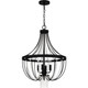 Adelaide Four Light Pendant (ADL2820MBK)