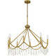 Airedale Eight Light Chandelier (AID5030AB)