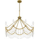 Airedale Eight Light Chandelier (AID5030AB)