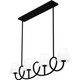 Atkins Four Light Linear Chandelier (ATK440MBK)