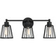 Quoizel - ATT8603EK - Three Light Bath Fixture - Atticus - Earth Black