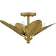 Quoizel - BAY1718AB - Four Light Semi Flush Mount - Bayley - Aged Brass