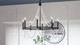 Brigitta Eight Light Chandelier (BGA5030MBK) Brigitta Eight Light Chandelier (BGA5030MBK)