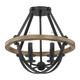 Bartlett Four Light Semi-Flush Mount (BRL1716EK)