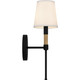 Bayside One Light Wall Sconce (BYL8705MBK)