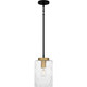 Carly One Light Mini Pendant (CAY1508MBK)