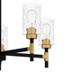 Carly Five Light Chandelier (CAY5028MBK)