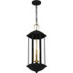 Crestfield Three Light Outdoor Hanging Lantern (CFD1910MBK)