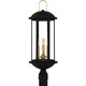 Crestfield Three Light Outdoor Post Lantern (CFD9010MBK)