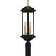 Crestfield Three Light Outdoor Post Lantern (CFD9010MBK)