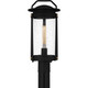 Quoizel - CLI9009EK - One Light Outdoor Post Mount - Clifton - Earth Black