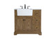 Elegant Lighting - VF60236DW - Single Bathroom Vanity - Franklin - Driftwood