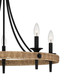 Catania Five Light Chandelier (CNI5026MBK)