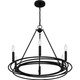 Calliope Six Light Chandelier (CPE5025MBK)