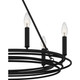 Calliope Six Light Chandelier (CPE5025MBK)