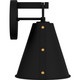 Hyde One Light Outdoor Wall Mount (HYD8408MBK)
