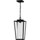 Quoizel - JET1909MBK - One Light Outdoor Hanging Lantern - Jett - Matte Black