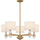 Quoizel - KMB5030BWS - Five Light Chandelier - Kimberly - Brushed Weathered Brass