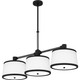 Kylen Three Light Linear Chandelier (KYL342MBK)