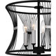 Leiland Four Light Semi Flush Mount (LEI1714MBK) Leiland Four Light Semi Flush Mount (LEI1714MBK)