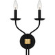 Quoizel - MAG8711MBK - Two Light Wall Sconce - Margaret - Matte Black