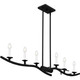 Oakley Six Light Linear Chandelier (OAK644EK)