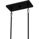 Oak Park Five Light Linear Chandelier (OKP542MBK)