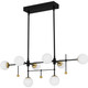 Blaire LED Island Chandelier (PCBRE839MBK)