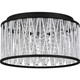 Celeste Five Light Flush Mount (PCCET1616MBK)