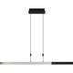 Mira LED Linear Chandelier (PCMRR142MBK)