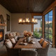 Inman Eight Light Outdoor Chandelier (1-1130-8-13)
