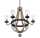 Eden Six Light Outdoor Chandelier (1-2100-6-70)