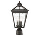 Ellijay Three Light Post Lantern (5-147-13)