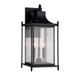 Dunnmore Three Light Wall Lantern (5-3453-BK)