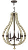 Fredrick Ramond - FR40575IRR - LED Chandelier - Middlefield - Iron Rust