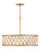 Fredrick Ramond - FR41505PI - LED Chandelier - Estie - Piastra Gold