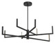 George Kovacs - P1478-66A-L - LED Chandelier - Articular - Coal Black George Kovacs - P1478-66A-L - LED Chandelier - Articular - Coal Black