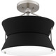 Quoizel Semi-Flush Mount Two Light Semi Flush Mount (QSF6166BN) Quoizel Semi-Flush Mount Two Light Semi Flush Mount (QSF6166BN)