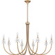 Remy Eight Light Chandelier (REY5042BGD)
