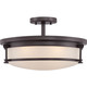 Quoizel - SLR1716WT - Four Light Semi-Flush Mount - Sailor - Western Bronze