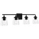 Thoresby Four Light Bath (THO8631MBK)