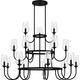 Viscount 18 Light Chandelier (VSC5048MBK)