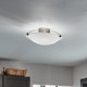 Three Light Semi Flush Mount (8406NI)