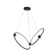 Isho LED Chandelier (CH17702-BK)