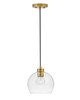Lark - 83017LCB - LED Pendant - Rumi - Lacquered Brass
